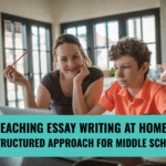 Teaching essay writing at home doesn’t have to feel overwhelming. This post shares a simple, structured approach for middle school homeschool students that builds confidence, organization, and strong writing skills—without hours of planning or grading stress.